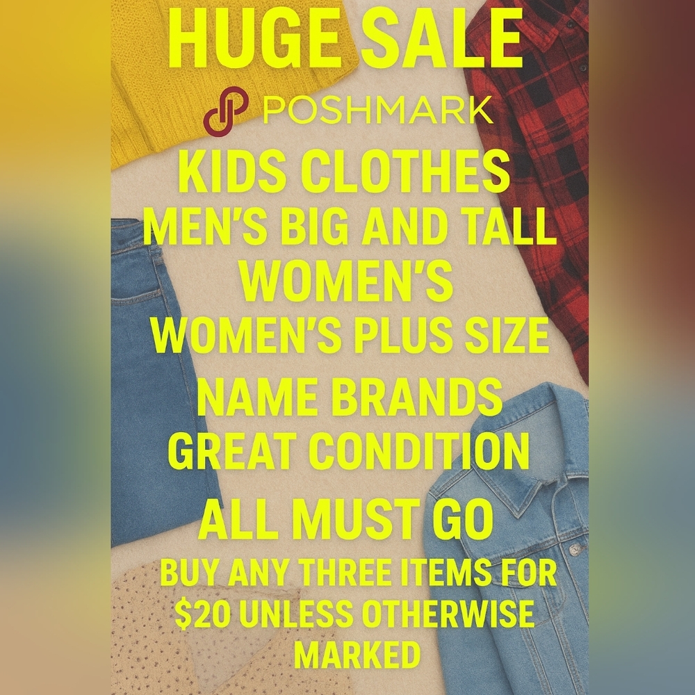 Various Women's And Men's Clothing 3 Items $20